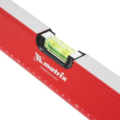 Уровень алюминиевый, фрезерованный, 3 глазка, рукоятки, 1500 мм Matrix купить в Москве с доставкой по всей России | ProtosMarket.ru