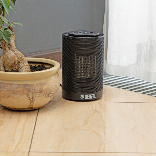 Тепловентилятор керамический DTFC-1200S, вращение, 3 реж., вент., нагрев 600/1200 Вт Denzel по ценам производителя в Казани с доставкой по всей России