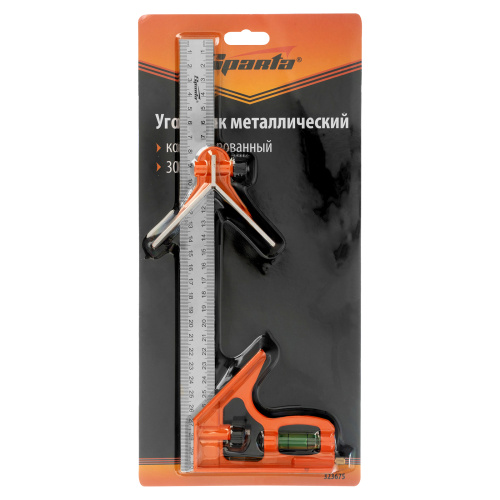 Угольник, 300 мм, металлический, комбинированный Sparta купить в Москве с доставкой по всей России | ProtosMarket.ru