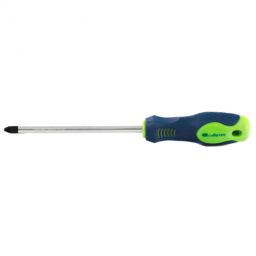 Отвертка, PZ3 х 150 мм, CrV, двухкомпонентная рукоятка Сибртех по ценам производителя в Казани с доставкой по всей России