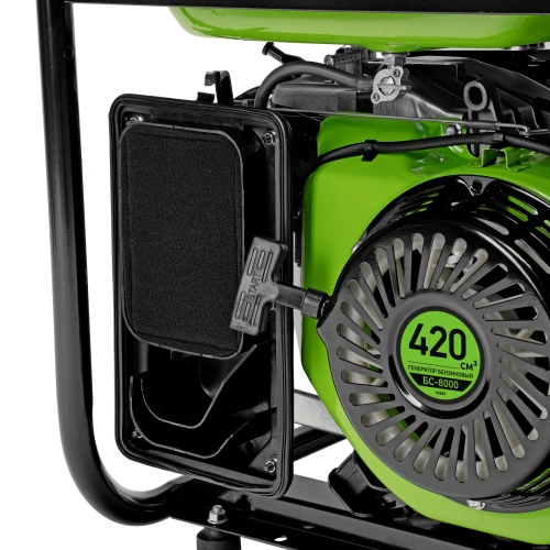 Генератор бензиновый БС-8000, 6,6 кВт, 230В, четырехтактный, 25 л, ручной стартер Сибртех купить в Москве с доставкой по всей России | ProtosMarket.ru