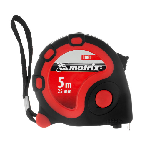 Рулетка Status 3 fixations,5 м х 25 мм,двухкомпонентный корпус,3 фиксации ленты Matrix по ценам производителя в Казани с доставкой по всей России