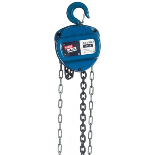 Таль ручная цепная 1 т - 3 м HSC PROJACK купить в Москве с доставкой по всей России | ProtosMarket.ru