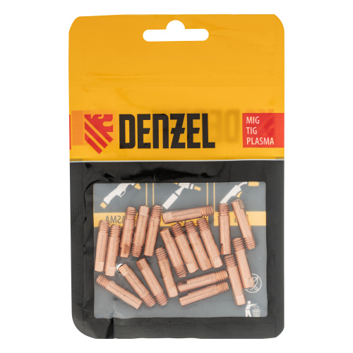 Токосъемный наконечник под проволоку 1,2 мм, М5х24, E-CU, 20 шт для MIG горелки тип 15 Denzel купить в Москве с доставкой по всей России | ProtosMarket.ru