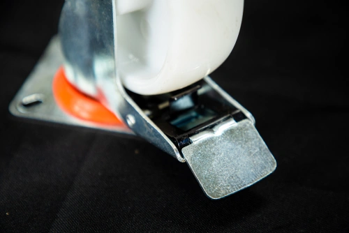 Колесо поворотное полипропилен SRCnb 55 125 мм с тормозом (N) купить в Москве с доставкой по всей России | ProtosMarket.ru