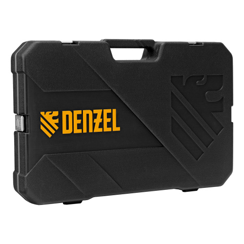 Набор инструментов, 1/2", 1/4", CrV, S2, пластиковый кейс, 122 предмета Denzel по ценам производителя в Казани с доставкой по всей России