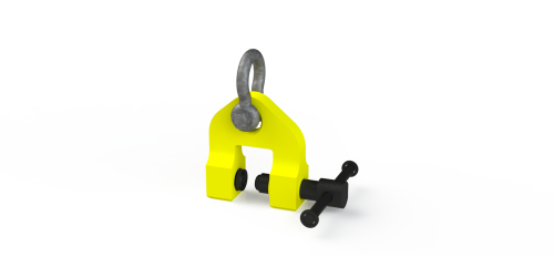 Захват струбцинный вертикальный ZSV (г/п 1,5 т, лист 0-35мм) по ценам производителя в Казани с доставкой по всей России