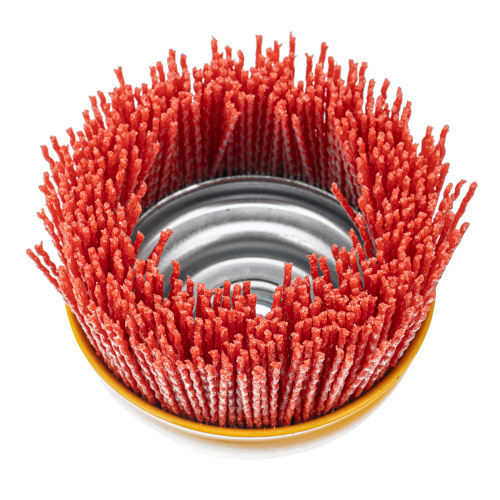 Щетка для УШМ, 100 мм, Чашка, нейлоновая щетина, М14 Denzel по ценам производителя в Казани с доставкой по всей России