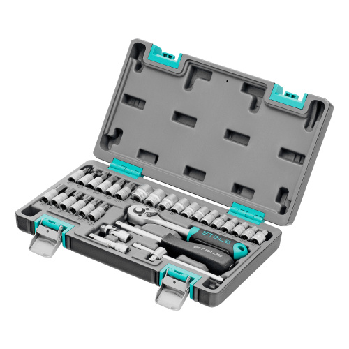Набор инструментов, 1/4", CrV, пластиковый кейс 29 предметов Stels купить в Москве с доставкой по всей России | ProtosMarket.ru