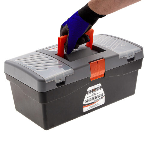 Ящик для инструмента 17", 420 х 220 х 180 мм, пластик Stels купить в Москве с доставкой по всей России | ProtosMarket.ru