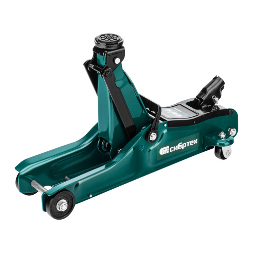 Домкрат гидравлический подкатной, 2 т, 85-330 мм, низкий подхват, в пласт. кейсе Сибртех по ценам производителя в Казани с доставкой по всей России