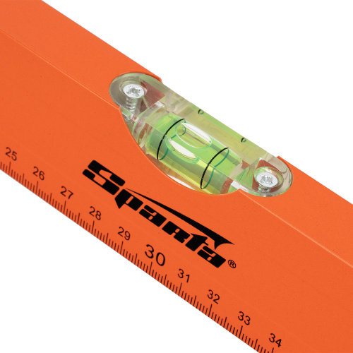 Уровень алюминиевый, 600 мм, 3 глазка, желтый, линейка Sparta по ценам производителя в Казани с доставкой по всей России