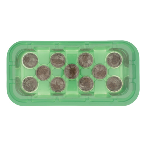 Мини-парник с крышкой, с торфяными таблетками, 240х125х50 мм, 11 ячеек, полистирол купить в Москве с доставкой по всей России | ProtosMarket.ru