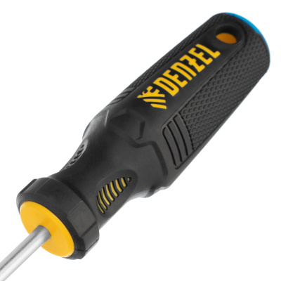 Отвертка SL5x75 мм, CrV, трехкомпонентная рукоятка Denzel по ценам производителя в Казани с доставкой по всей России