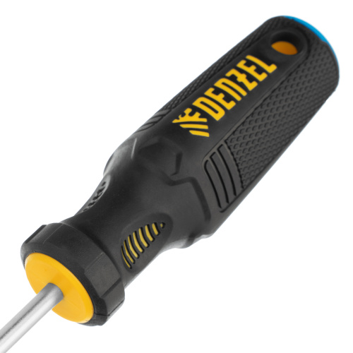 Отвертка SL5x75 мм, CrV, трехкомпонентная рукоятка Denzel по ценам производителя в Казани с доставкой по всей России