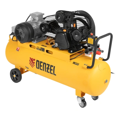 Компрессор воздушный BCW3000-T/100, ременный привод, 3.0 кВт, 100 литров, 520 л/мин Denzel по ценам производителя в Казани с доставкой по всей России