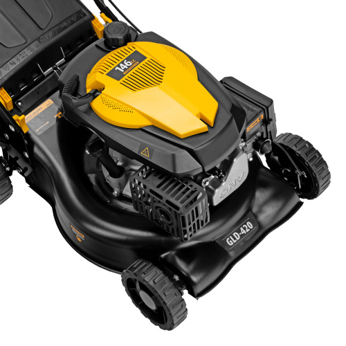 Газонокосилка бензиновая GLD-420, 146 см3, ширина 42 см, 40 л Denzel купить в Москве с доставкой по всей России | ProtosMarket.ru