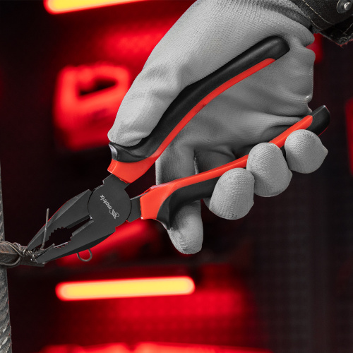 Плоскогубцы комбинированные Black Nickel, 200 мм, двухкомпонентные рукоятки Matrix купить в Москве с доставкой по всей России | ProtosMarket.ru