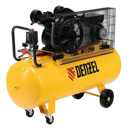 Компрессор воздушный BCV2200/100, ременный привод, 2.2 кВт, 100 литров, 370 л/мин Denzel по ценам производителя в Казани с доставкой по всей России
