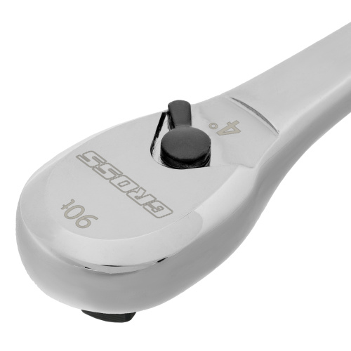 Ключ-трещотка 3/8", CrV, 90 зубьев, усиленный, хром Gross купить в Москве с доставкой по всей России | ProtosMarket.ru