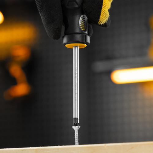 Отвертка, PZ1x75 мм, S2, 3к рукоятка Denzel по ценам производителя в Казани с доставкой по всей России