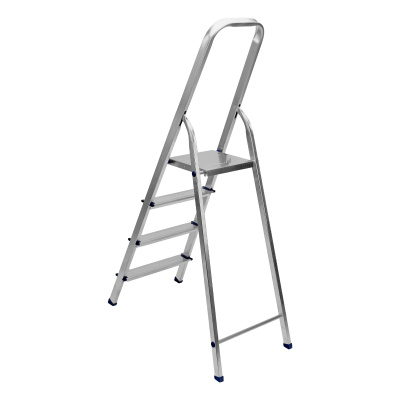 Стремянка, 4 ступени, алюминиевая, Сибртех купить в Москве с доставкой по всей России | ProtosMarket.ru