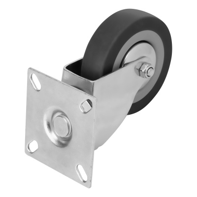 Колесо поворотное D 75 мм, крепление  платформенное Сибртех купить в Москве с доставкой по всей России | ProtosMarket.ru