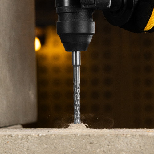 Бур по бетону, цельная крестовая пластина, 10x165 мм, SDS PLUS Denzel по ценам производителя в Казани с доставкой по всей России