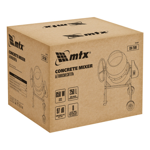 Бетоносмеситель СМ-250К, 250 л, мощность 850 Вт МТХ купить в Москве с доставкой по всей России | ProtosMarket.ru