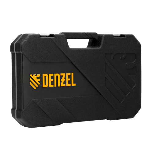 Набор инструментов, 1/2", 1/4", CrV, S2, пластиковый кейс, 82 предмета Denzel купить в Москве с доставкой по всей России | ProtosMarket.ru