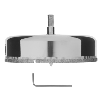 Сверло по керамической плитке и стеклу, 110 х 55 мм, шестигранный хвостовик, с центрующим сверлом Сибртех купить в Москве с доставкой по всей России | ProtosMarket.ru