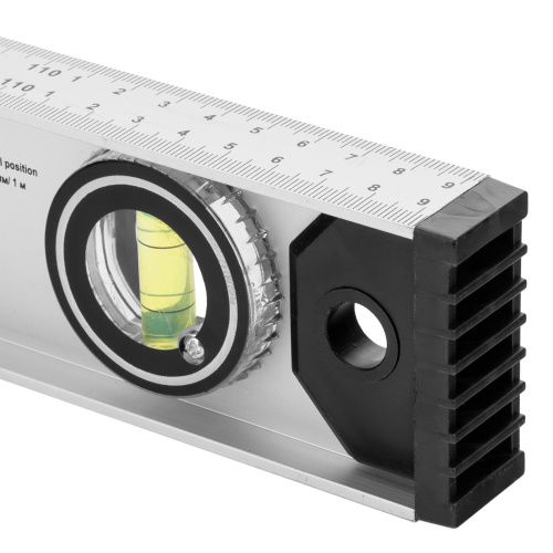 Уровень алюминиевый "Рельс", 1200 мм, 3 глазка (1 поворотный) Matrix по ценам производителя в Казани с доставкой по всей России