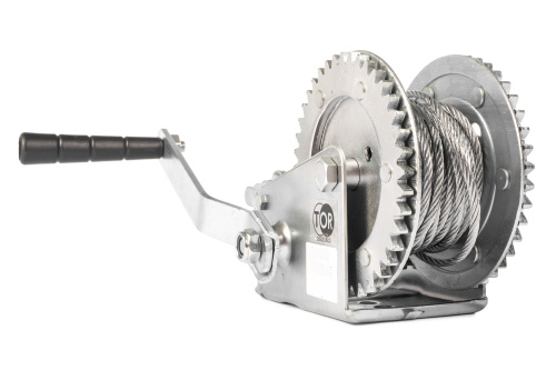 Лебедка ручная TOR ЛН-2500 (LHW) г/п 1,0 т длина троса 20 м купить в Москве с доставкой по всей России | ProtosMarket.ru