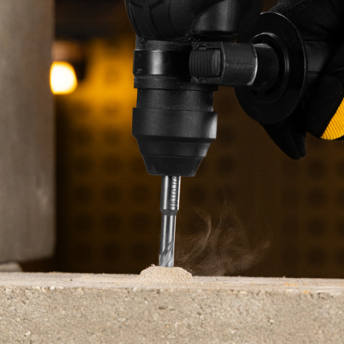 Бур по бетону, цельная крестовая пластина, 8x115 мм, SDS PLUS Denzel по ценам производителя в Казани с доставкой по всей России