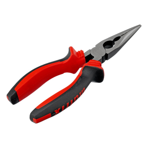 Длинногубцы прямые, 160 мм, хром-ванадий, двухкомпонентные рукоятки Matrix купить в Москве с доставкой по всей России | ProtosMarket.ru