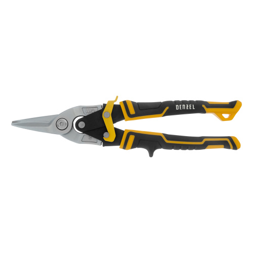 Ножницы по металлу, 270 мм, прямой рез, сталь-CrMo, трехкомпонентные рукоятки Denzel купить в Москве с доставкой по всей России | ProtosMarket.ru