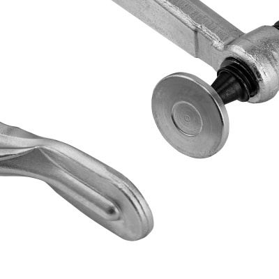 Струбцина F-образная, 80x150мм, кованая Denzel купить в Москве с доставкой по всей России | ProtosMarket.ru