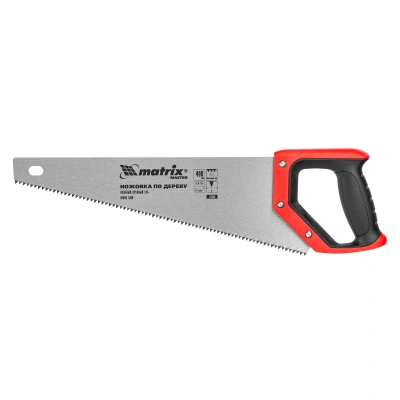 Ножовка по дереву, 400 мм, зуб 2D, каленый крупный зуб 5-6 TPI, двухкомпонентная рукоятка Matrix по ценам производителя в Казани с доставкой по всей России