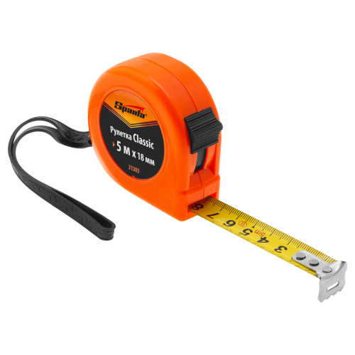 Рулетка Classic,5 м х 18 мм,пластиковый корпус Sparta по ценам производителя в Казани с доставкой по всей России
