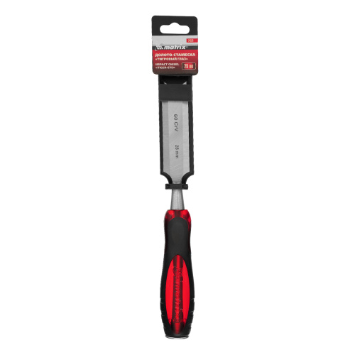 Долото-стамеска "Тигровый глаз", 28 мм, двухкомпонентная обрезиненная рукоятка Matrix купить в Москве с доставкой по всей России | ProtosMarket.ru