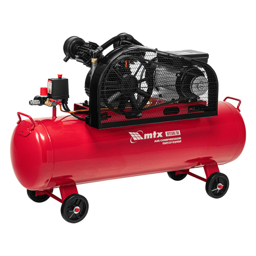 Компрессор воздушный ременный привод КР2500/80, 2,5 кВт, 80 литров, 420 л/мин МТХ купить в Москве с доставкой по всей России | ProtosMarket.ru