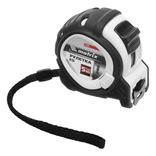 Рулетка Neon,5 м x 25 мм,обрезиненный корпус,3 фиксации,Pro Matrix купить в Москве с доставкой по всей России | ProtosMarket.ru