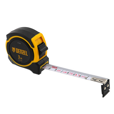 Рулетка 3м х 16мм, двухкомп. корпус, магнитный обрезиненный зацеп Denzel по ценам производителя в Казани с доставкой по всей России