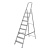 Стремянка, 8 ступеней, алюминиевая, Сибртех купить в Москве с доставкой по всей России | ProtosMarket.ru