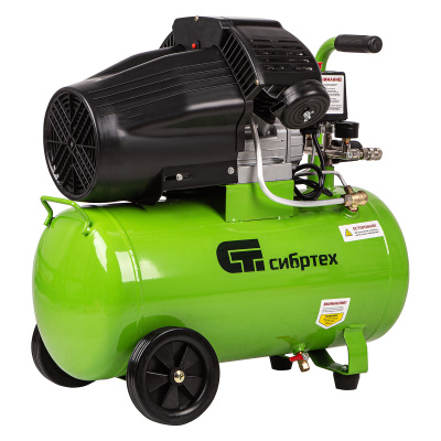 Компрессор воздушный КК-2200/50, 2.2 кВт, 350 л/мин, 50 л, прямой привод, масляный Сибртех по ценам производителя в Казани с доставкой по всей России