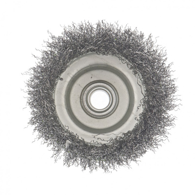 Щетка для УШМ, 100 мм, М14, "чашка", витая проволока Сибртех по ценам производителя в Казани с доставкой по всей России