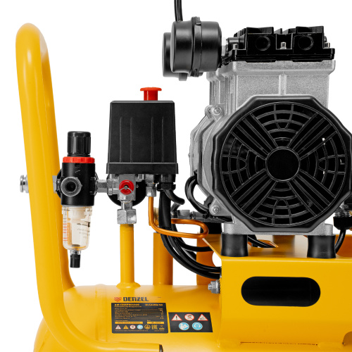 Компрессор безмасляный, малошумный DLS 2200/50, 2200 Вт, 2x1100, 50 л, 380 л/мин Denzel купить в Москве с доставкой по всей России | ProtosMarket.ru