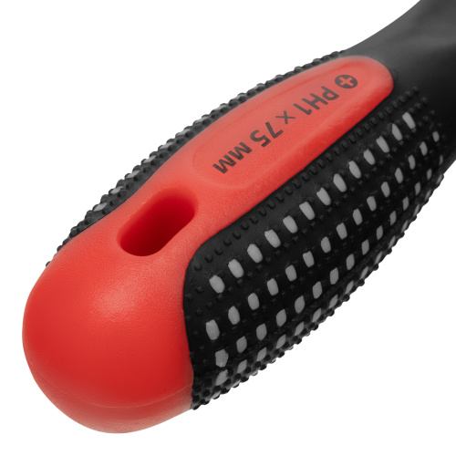 Отвертка Fusion, PH1 х 75 мм, CrV, трехкомпонентная рукоятка "Anti slip" Matrix по ценам производителя в Казани с доставкой по всей России