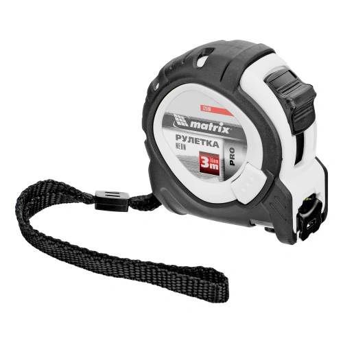 Рулетка Neon,3 м x 16 мм,обрезиненный корпус,3 фиксации,Pro Matrix по ценам производителя в Казани с доставкой по всей России
