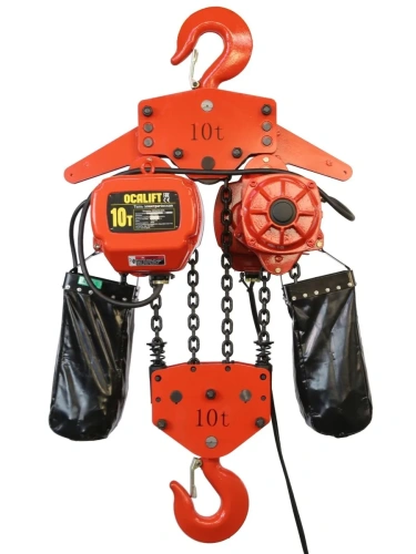 10т 12м таль цепная ТЭЦ OCALIFT 10-04S 380в стационарная на крюке купить в Москве с доставкой по всей России | ProtosMarket.ru